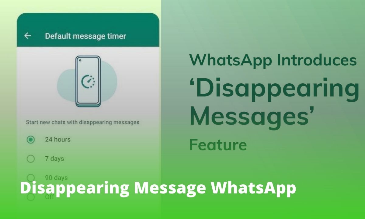 Disappearing Message WhatsApp