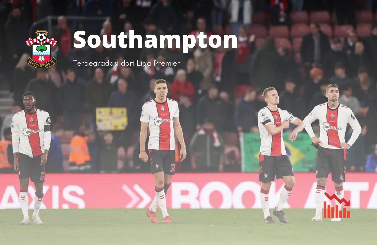 Southampton Terdegradasi dari Liga Premier