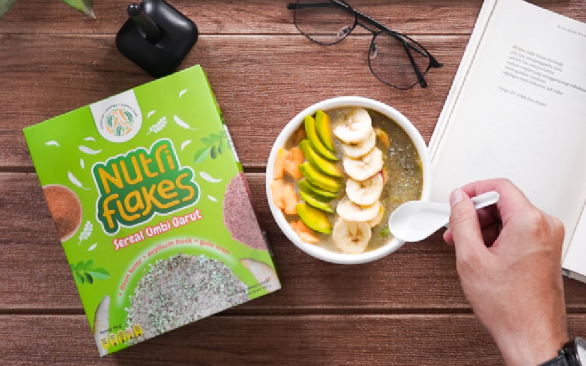 Nutriflakes Sereal Umbi Garut, Makanan Enak yang Jagoan Buat Kesehatan