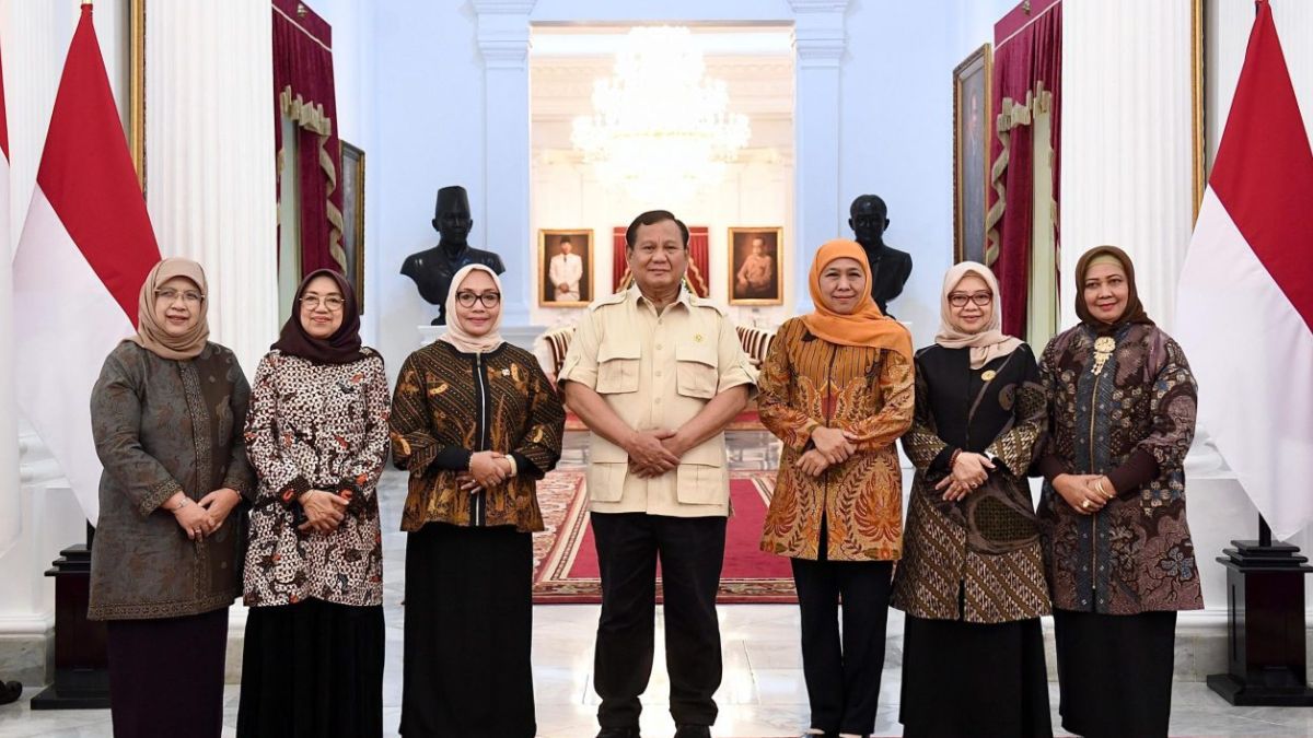 Presiden Prabowo Terima Audiensi Muslimat NU. Foto: BPMI Setpres/Cahyo